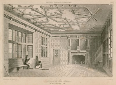 Intérieur de la Chambre étoilée, Westminster - R. W. Billings